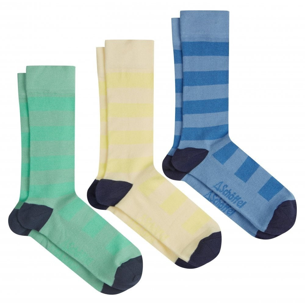 Bamboo Socks-3 Pack - Pale Lemon