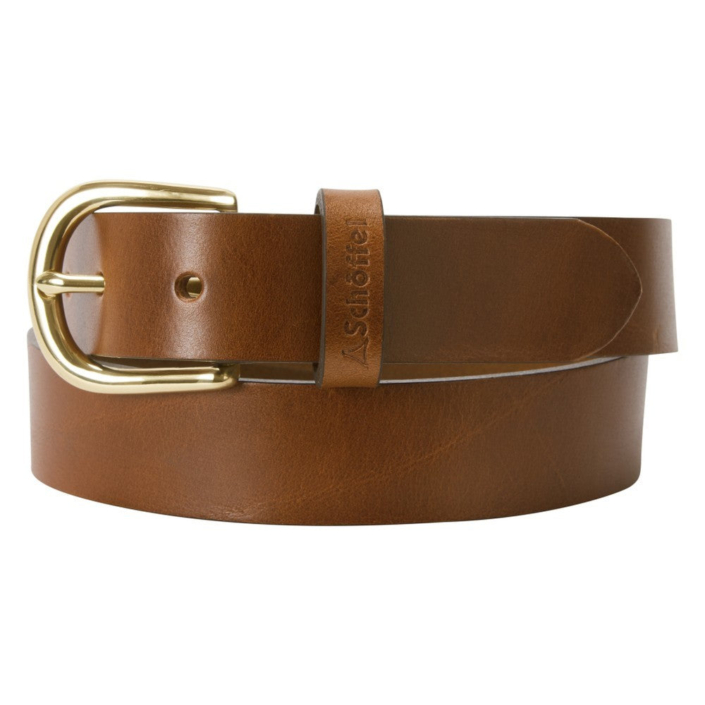 Tideswell Leather Belt - Chestnut