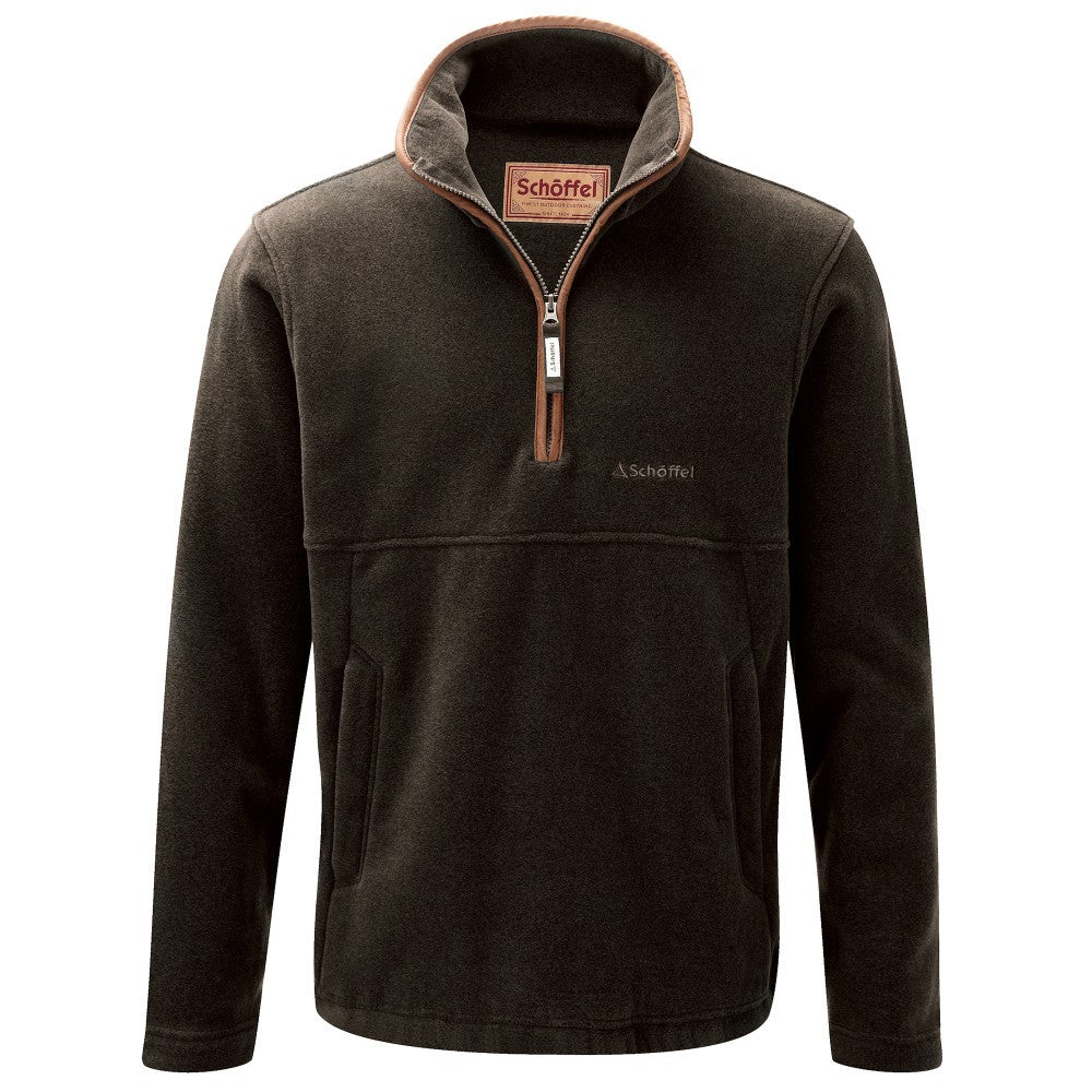 Berkeley 1/4 Zip Fleece - Dark Olive