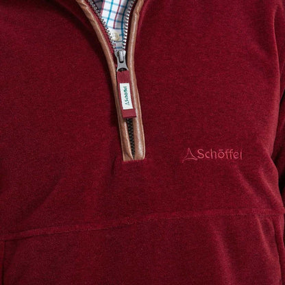 Berkeley 1/4 Zip Fleece - Claret