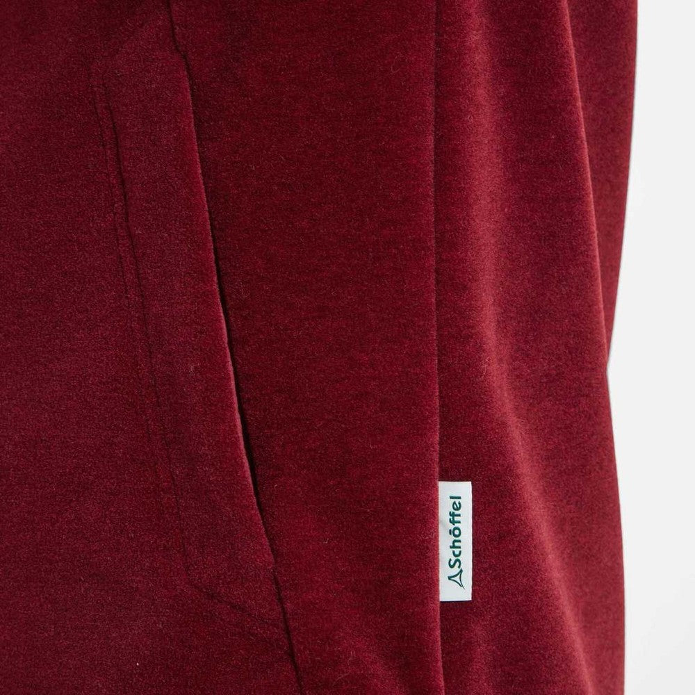 Berkeley 1/4 Zip Fleece - Claret