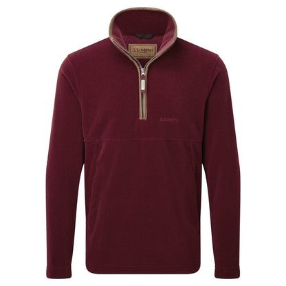 Berkeley 1/4 Zip Fleece - Claret