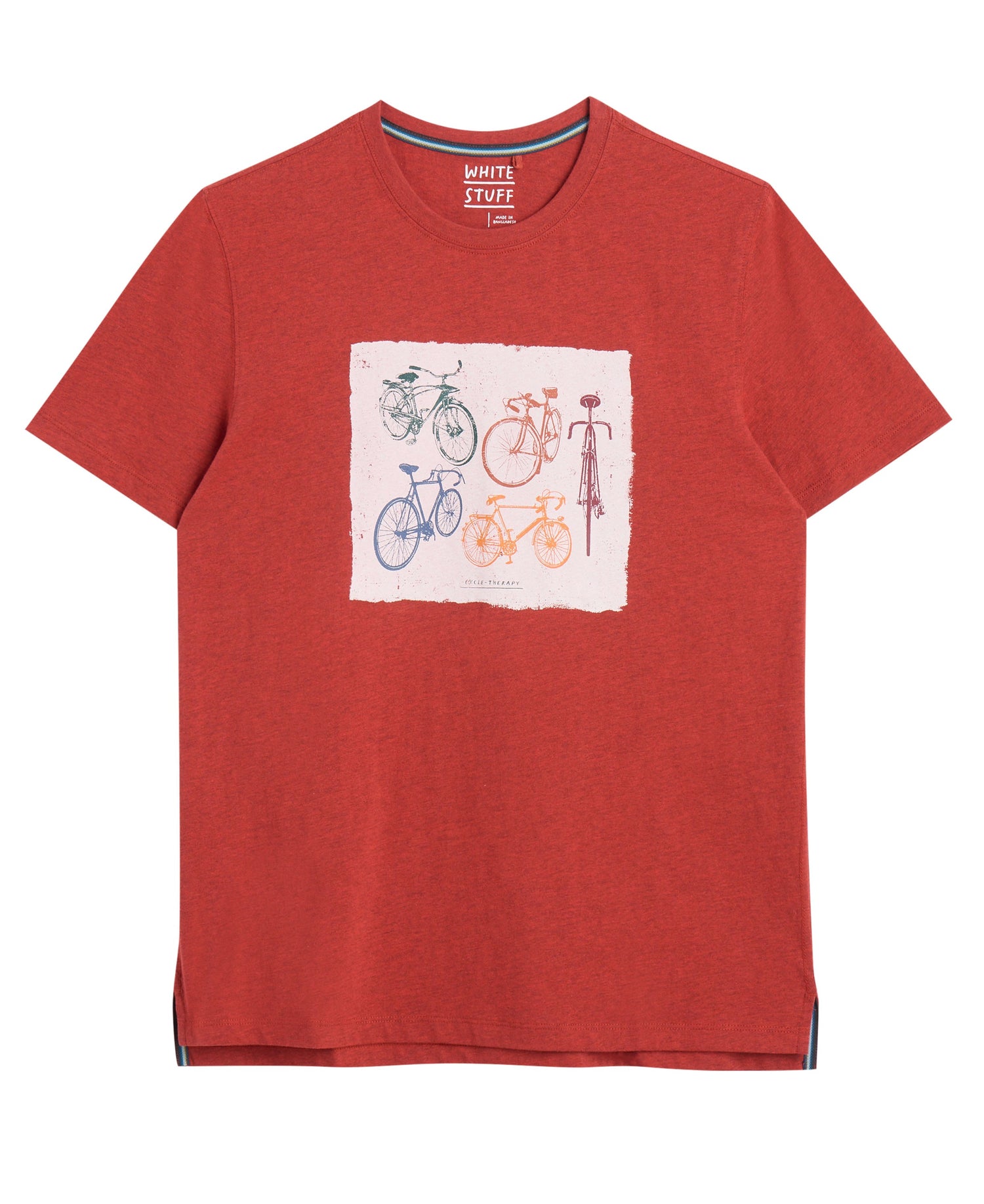 Abersoch Graphic Multi Bike Tee - Red Print