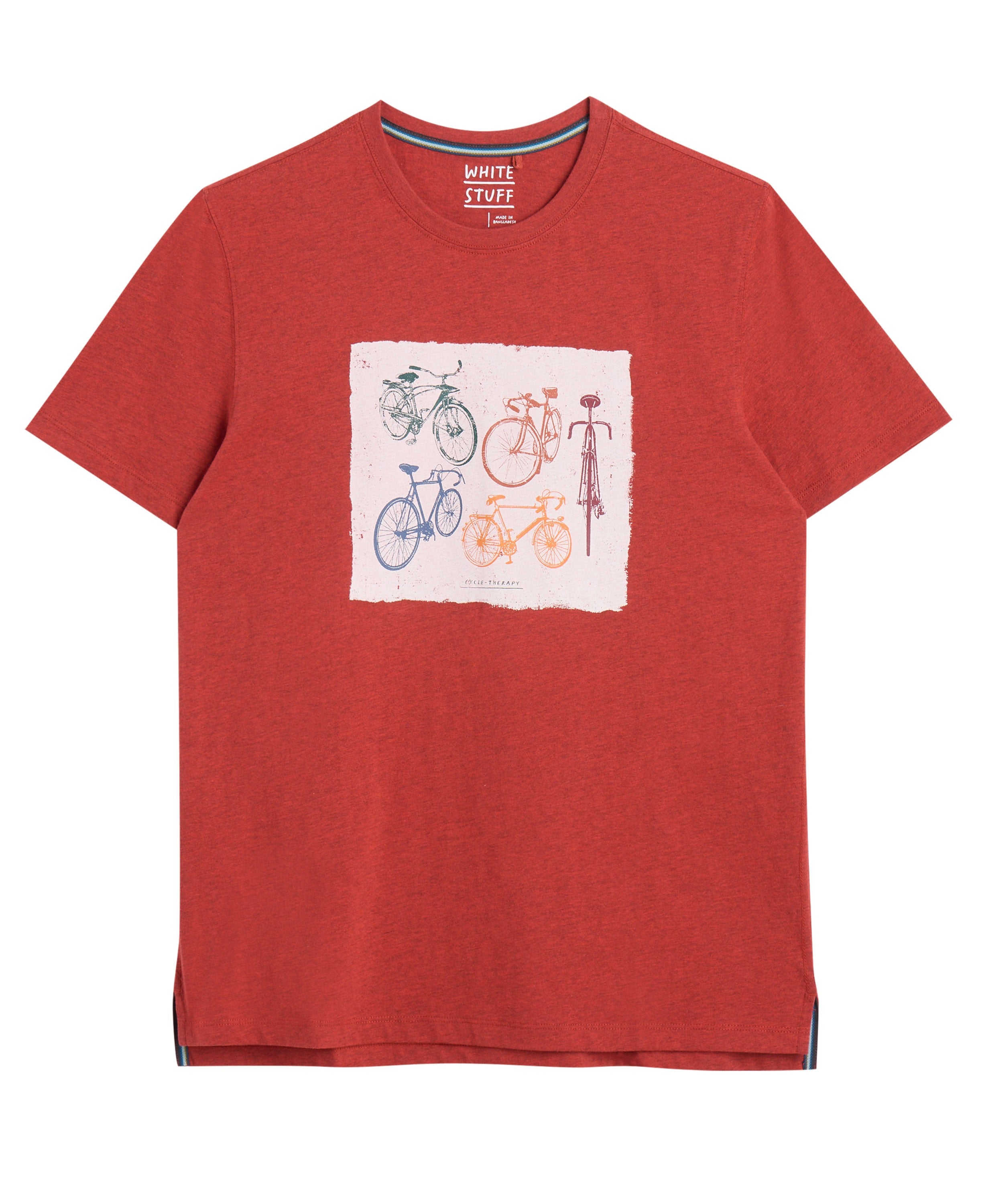 Abersoch Graphic Multi Bike Tee - Red Print