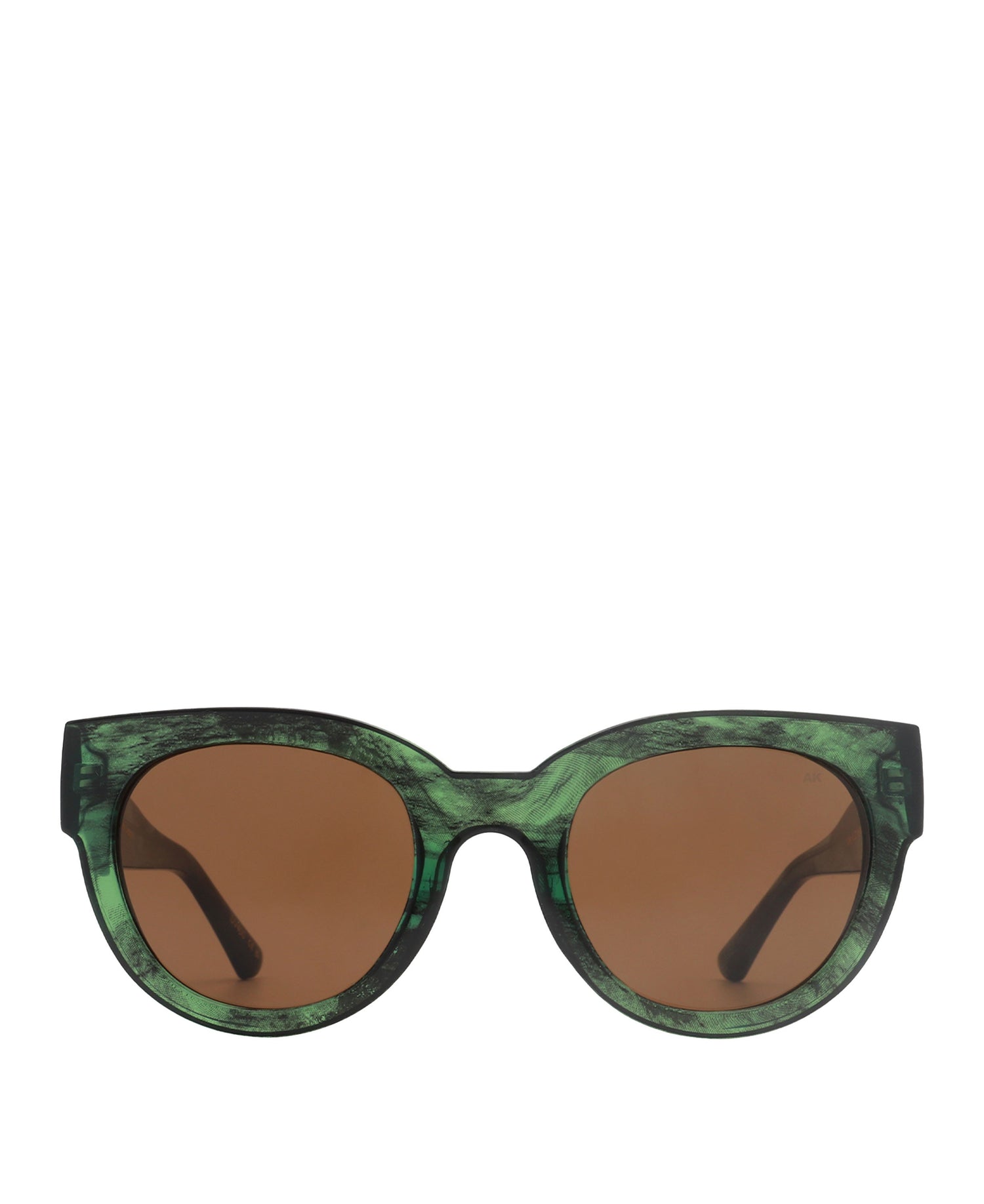 Lilly Sunglasses - Green Marble Transparent