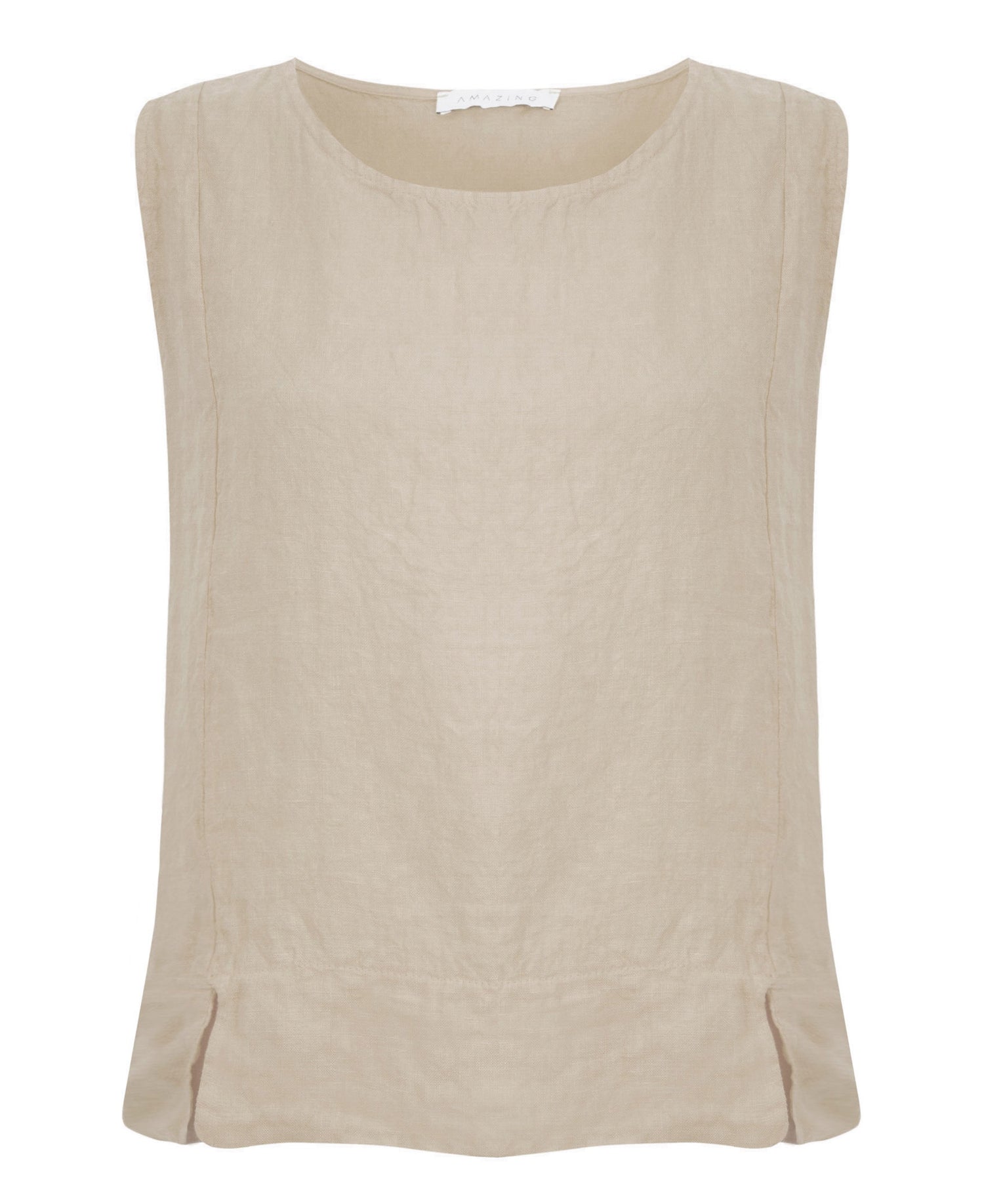 Lucie Linen Cami - Natural