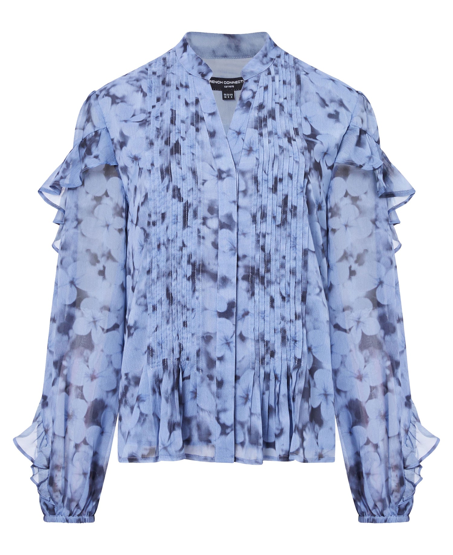 Anita Hallie Crinkle Shirt - Blue Multi Slate