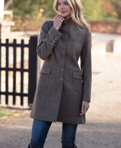 Alexandra Coat - Stone Fruit Check