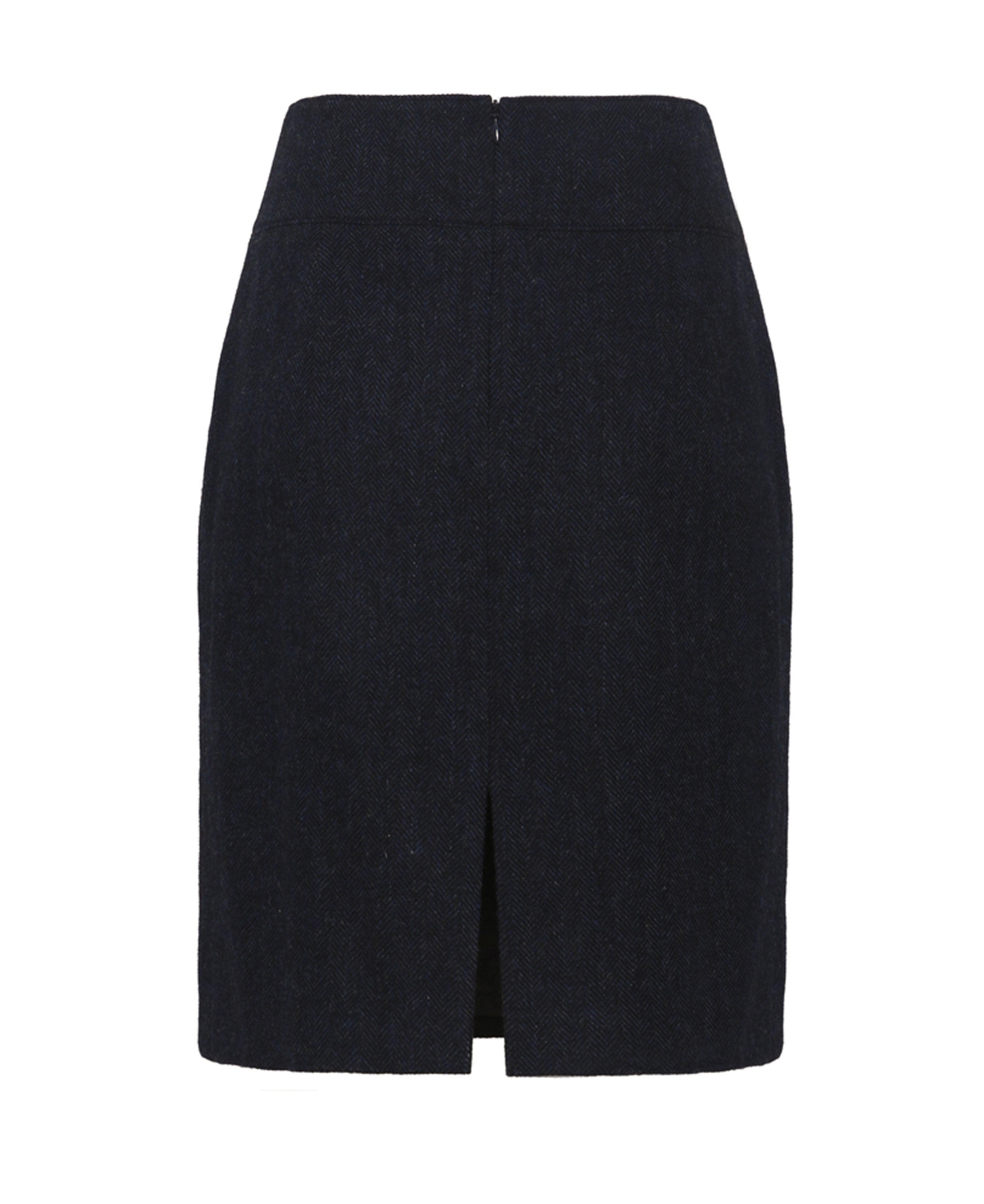 Bernice Skirt - Navy H.Bone