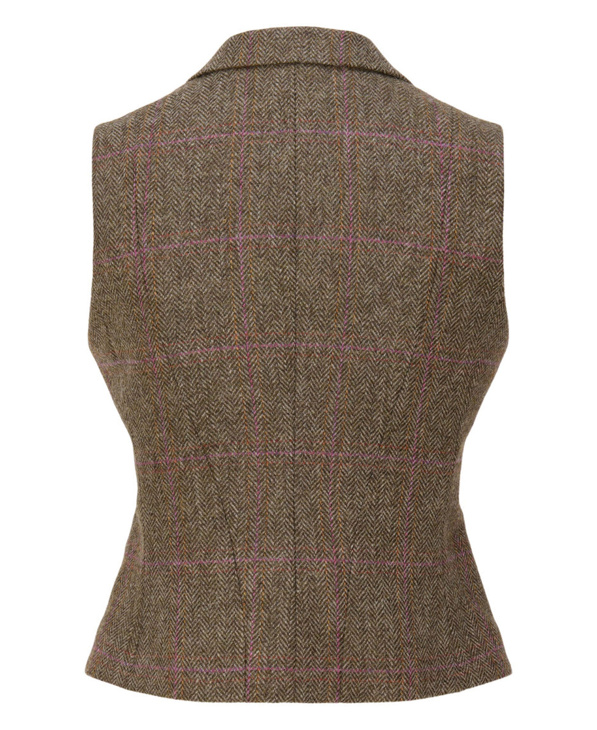Edith Waistcoat - Stone Fruit Check