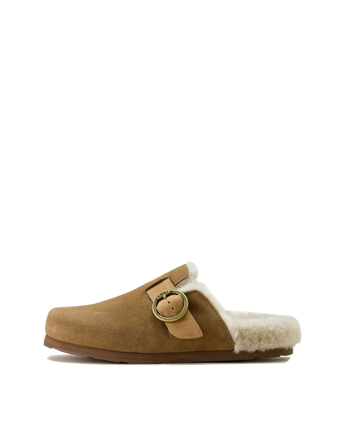 Country Mule Sherpa - Ranch Brown Suede