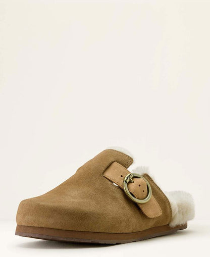 Country Mule Sherpa - Ranch Brown Suede