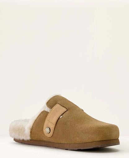 Country Mule Sherpa - Ranch Brown Suede