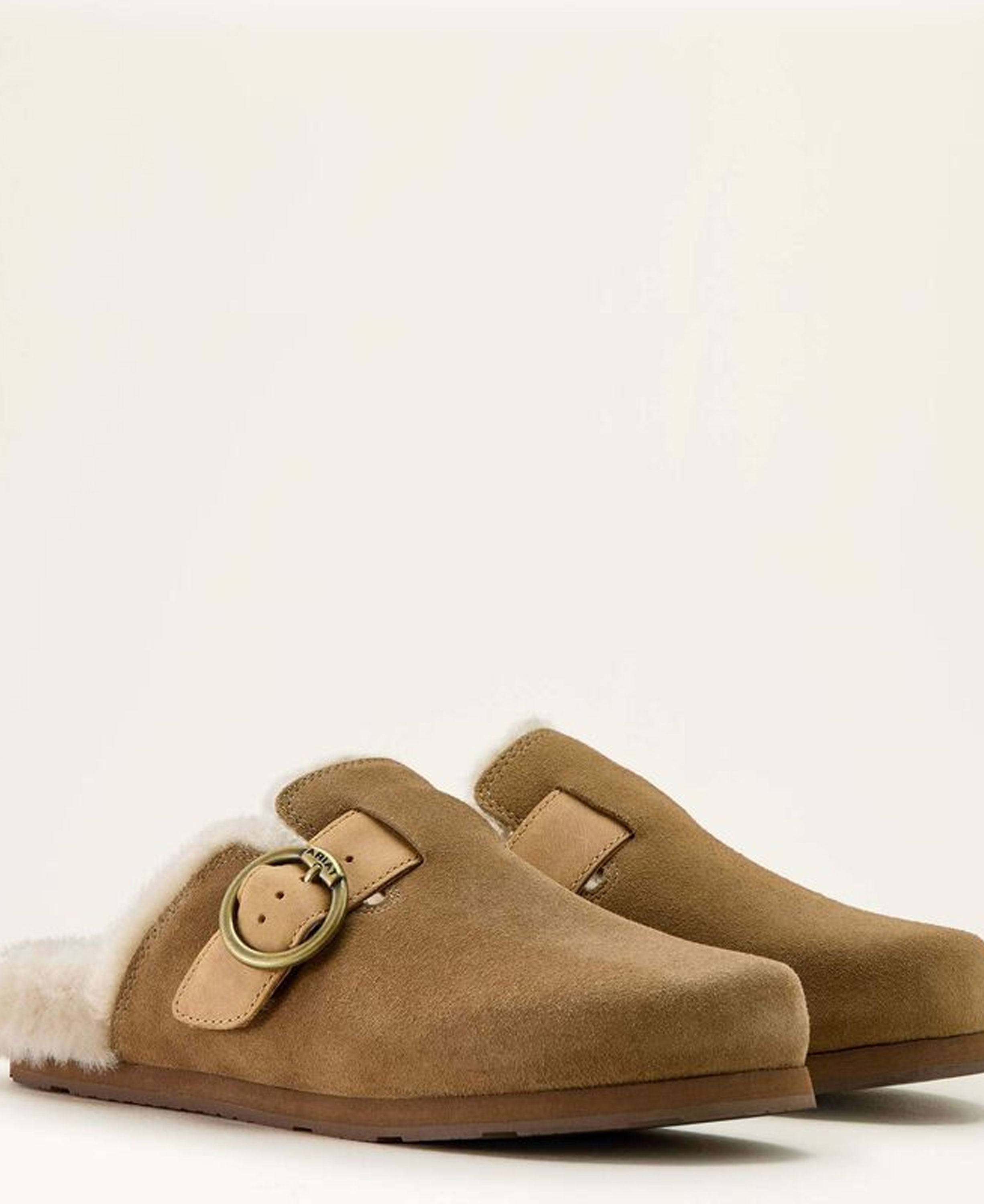 Country Mule Sherpa - Ranch Brown Suede