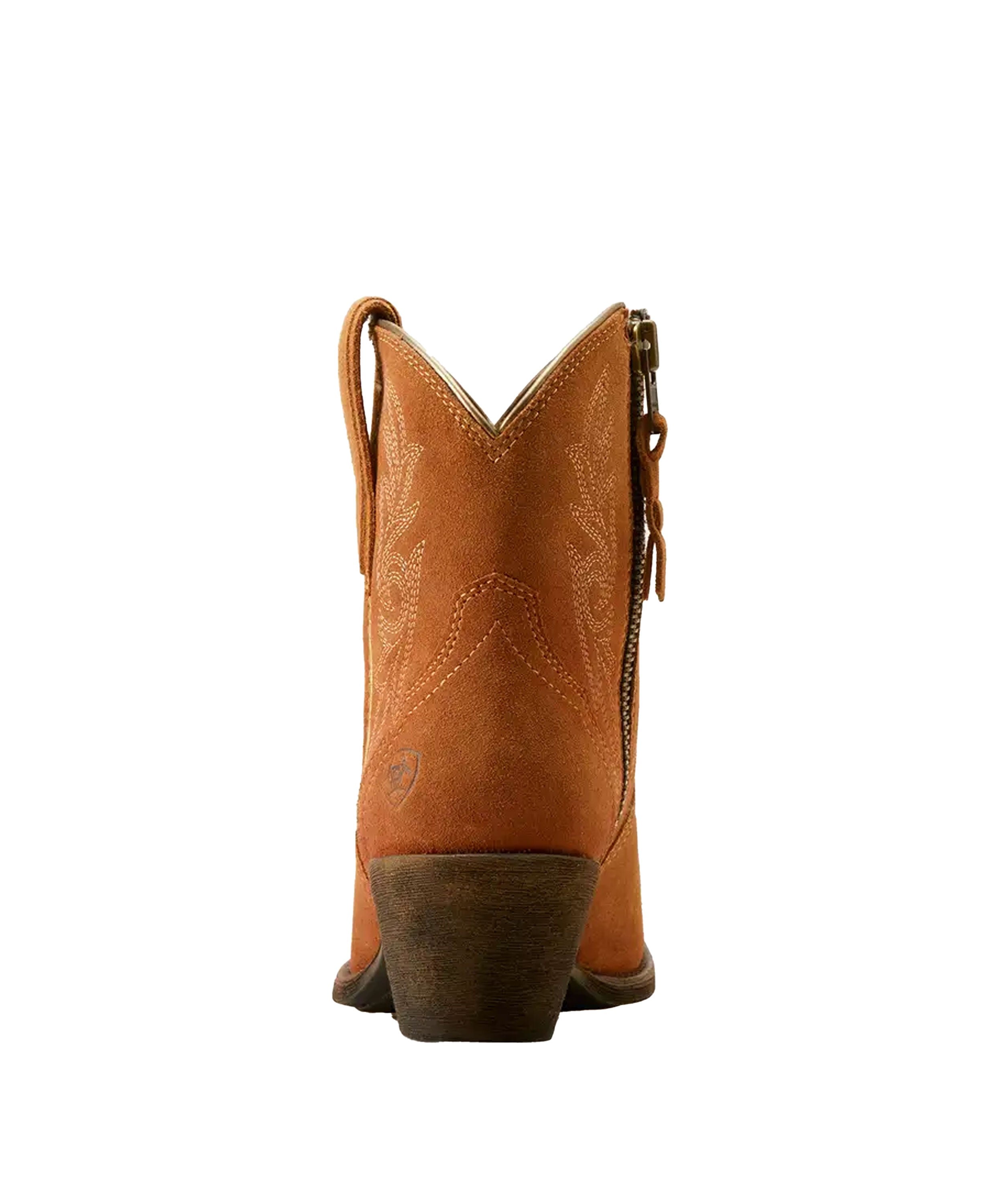 Harlan Western Boot - Walnut Suede