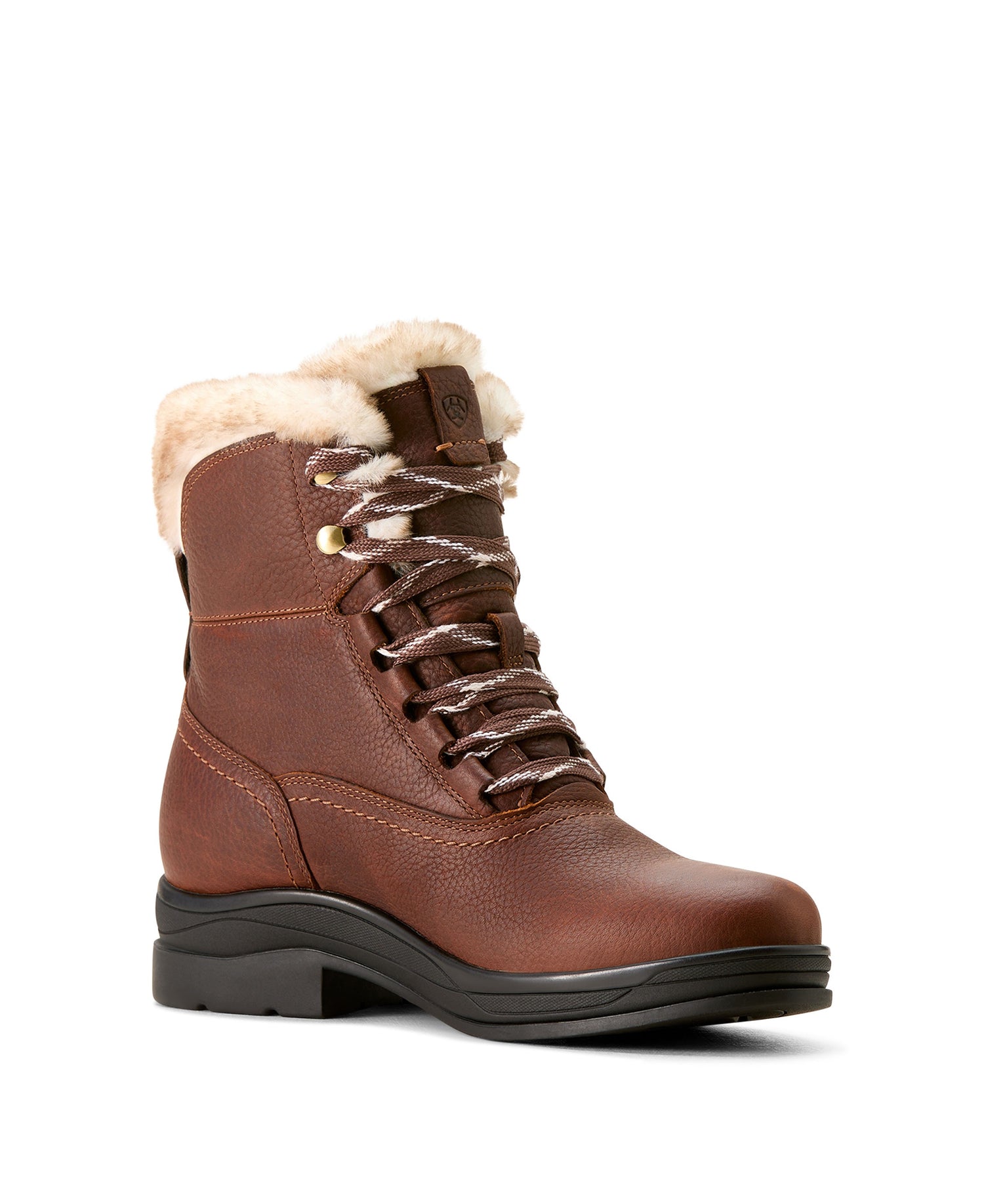 Harper Sherpa Waterproof Boot - Dark Brown