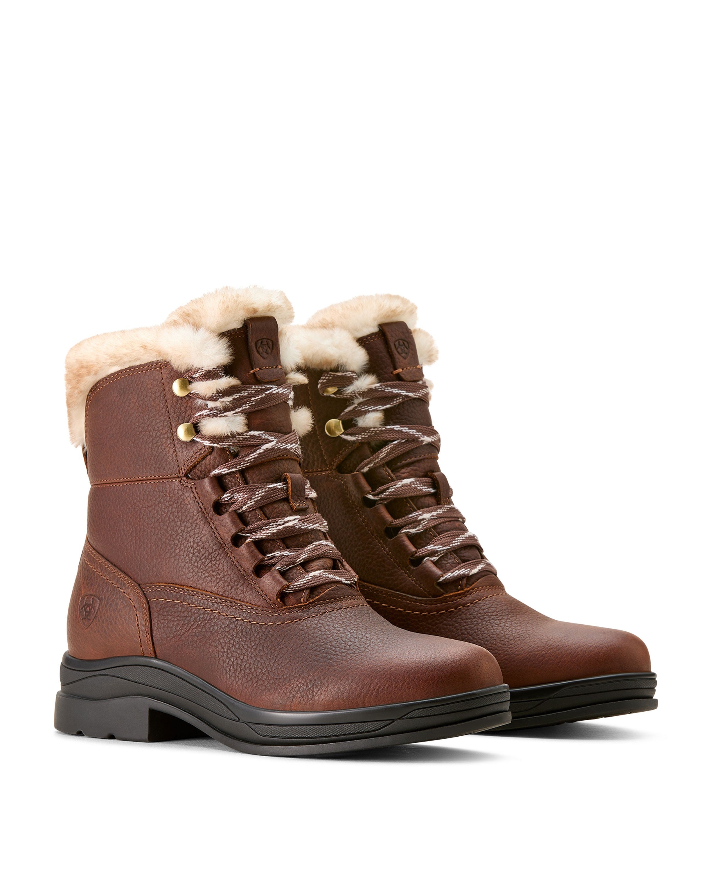 Harper Sherpa Waterproof Boot - Dark Brown