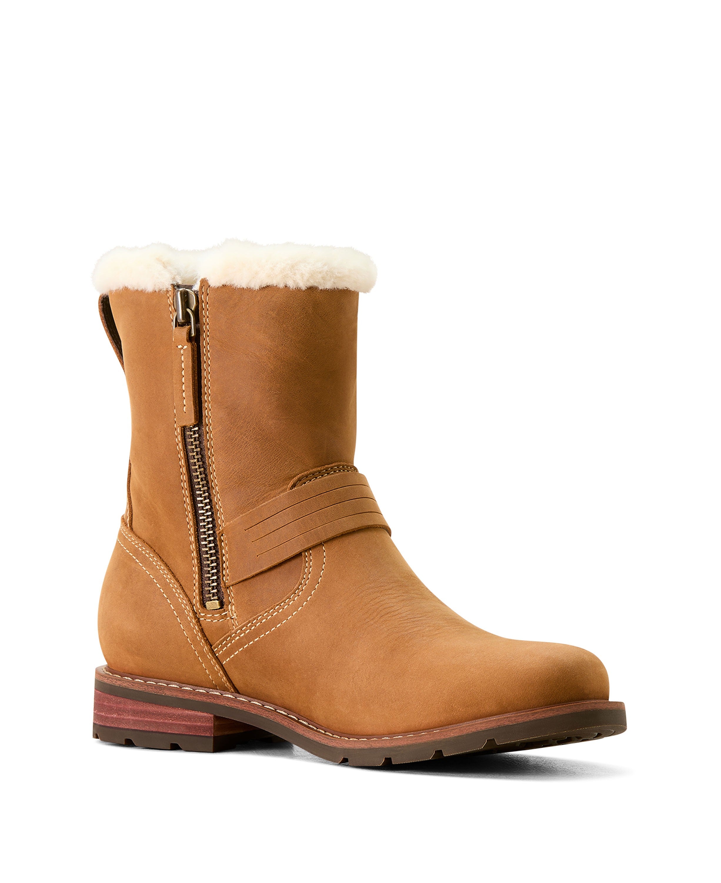 Savannah Sherpa Waterproof Boot - Carmel Tan