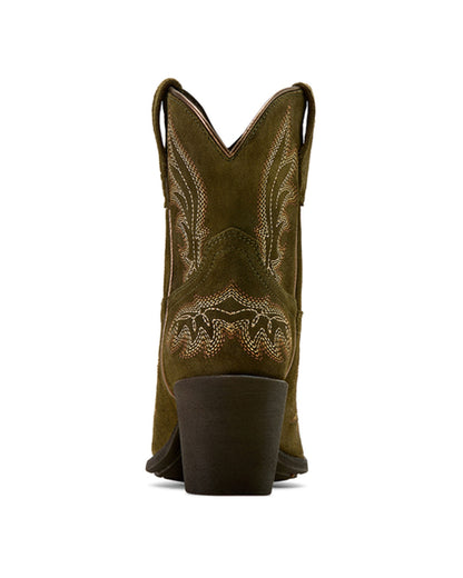 Chandler Western Boot - Soft Olive Suede