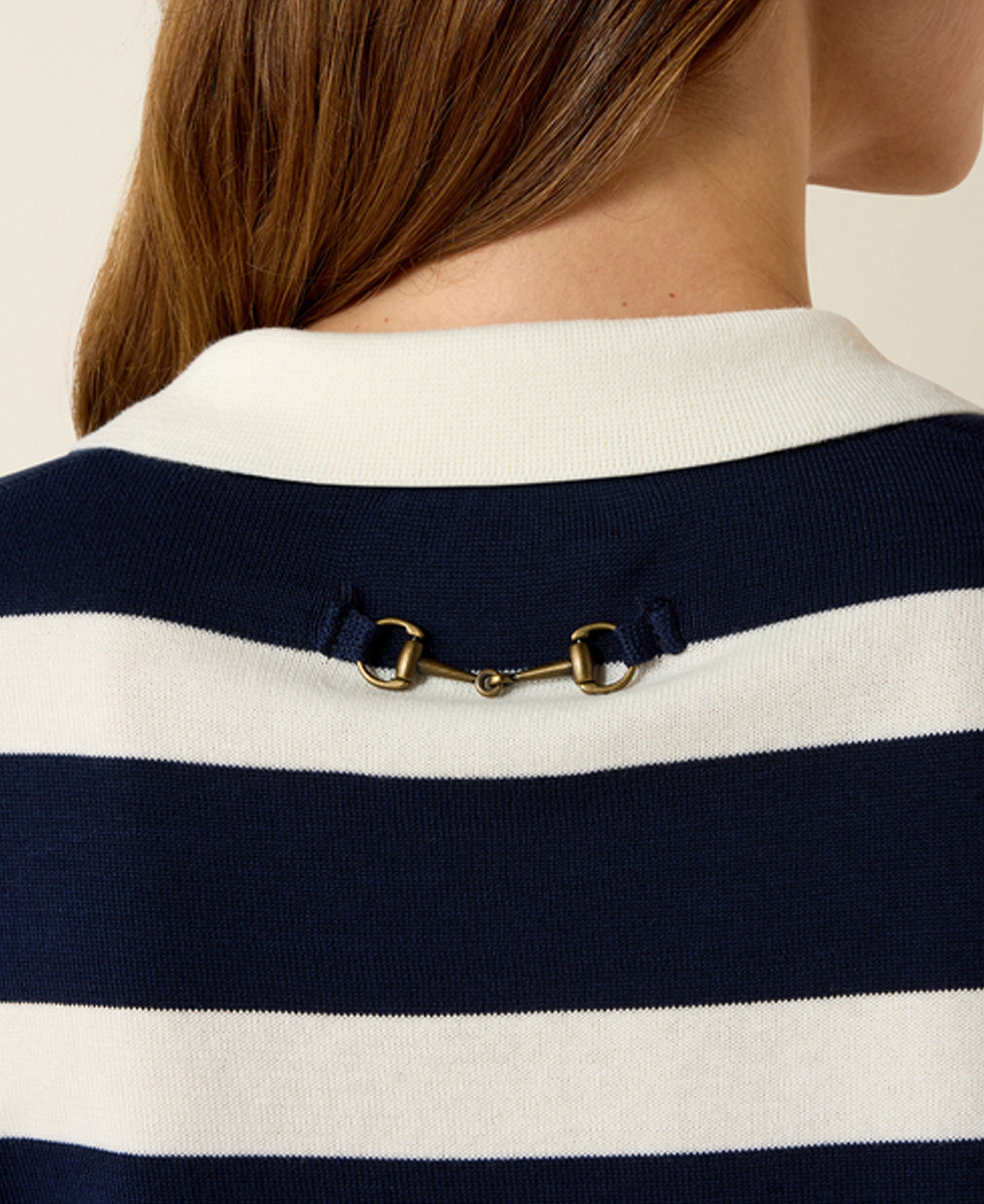 Langsett Sweater - Navy Stripe