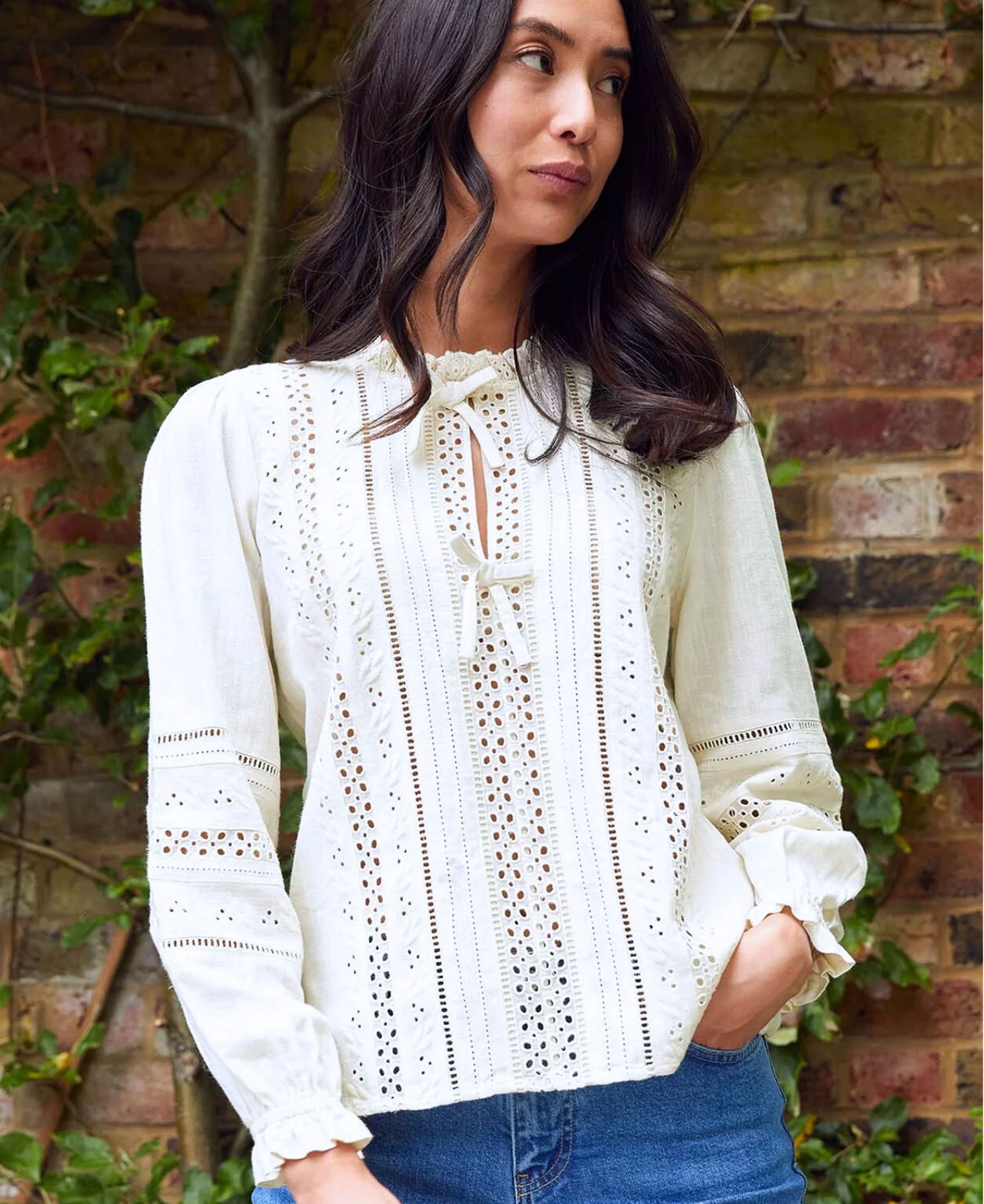 Caren Blouse - Ivory