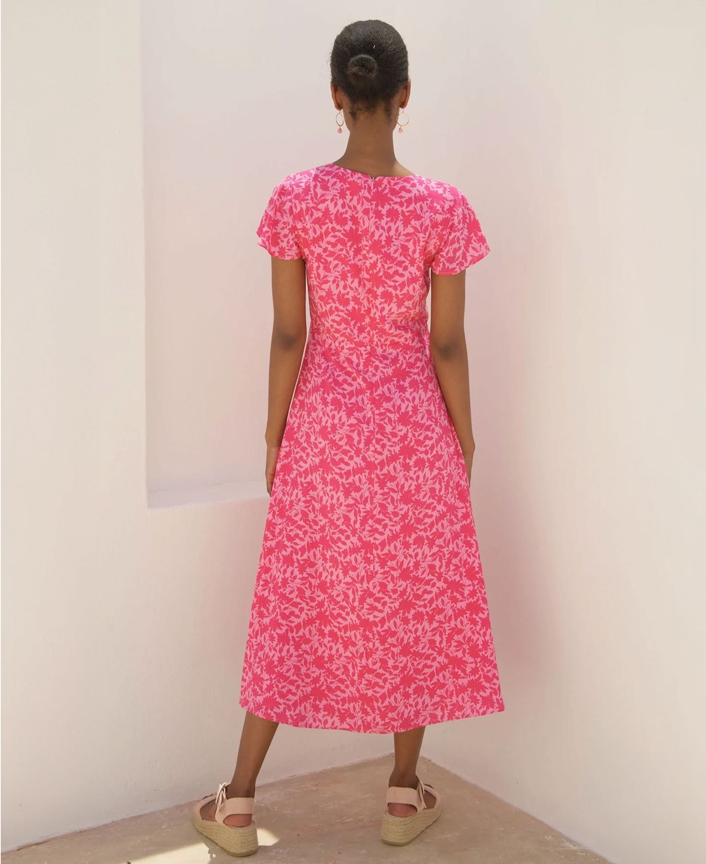 Felicity EcoVero Dress - Pink/Pink