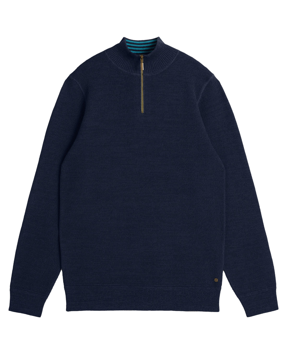 Attadale Funnel Neck Jumper - Dark Navy