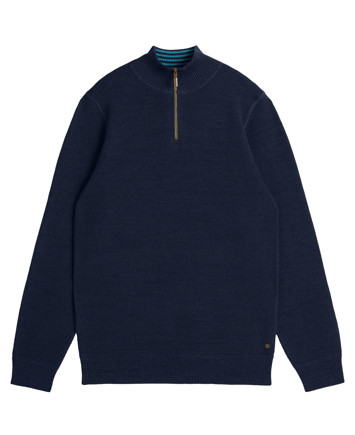Attadale Funnel Neck Jumper - Dark Navy