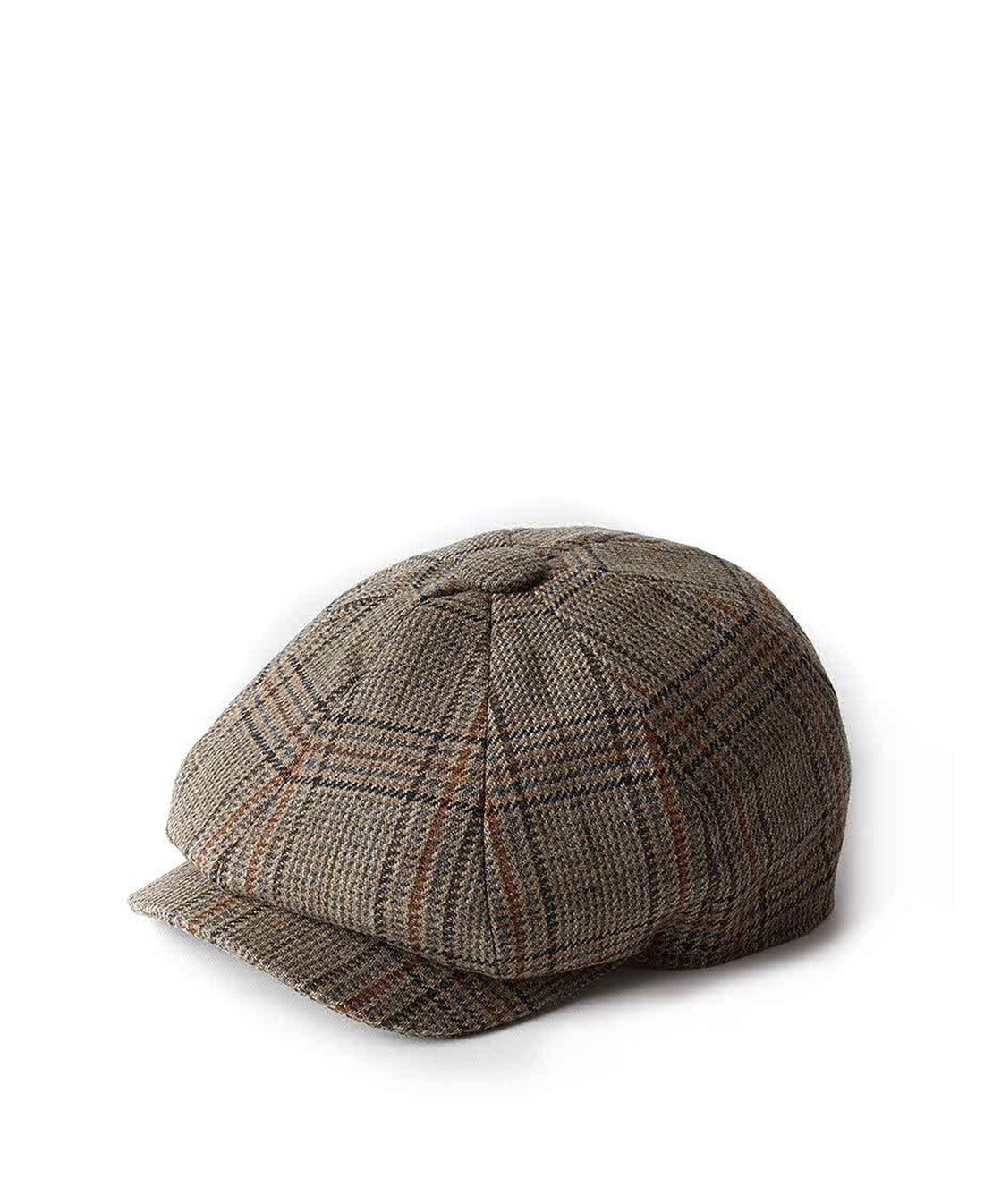 Baker Boy Tweed Cap - Bourbon Tweed