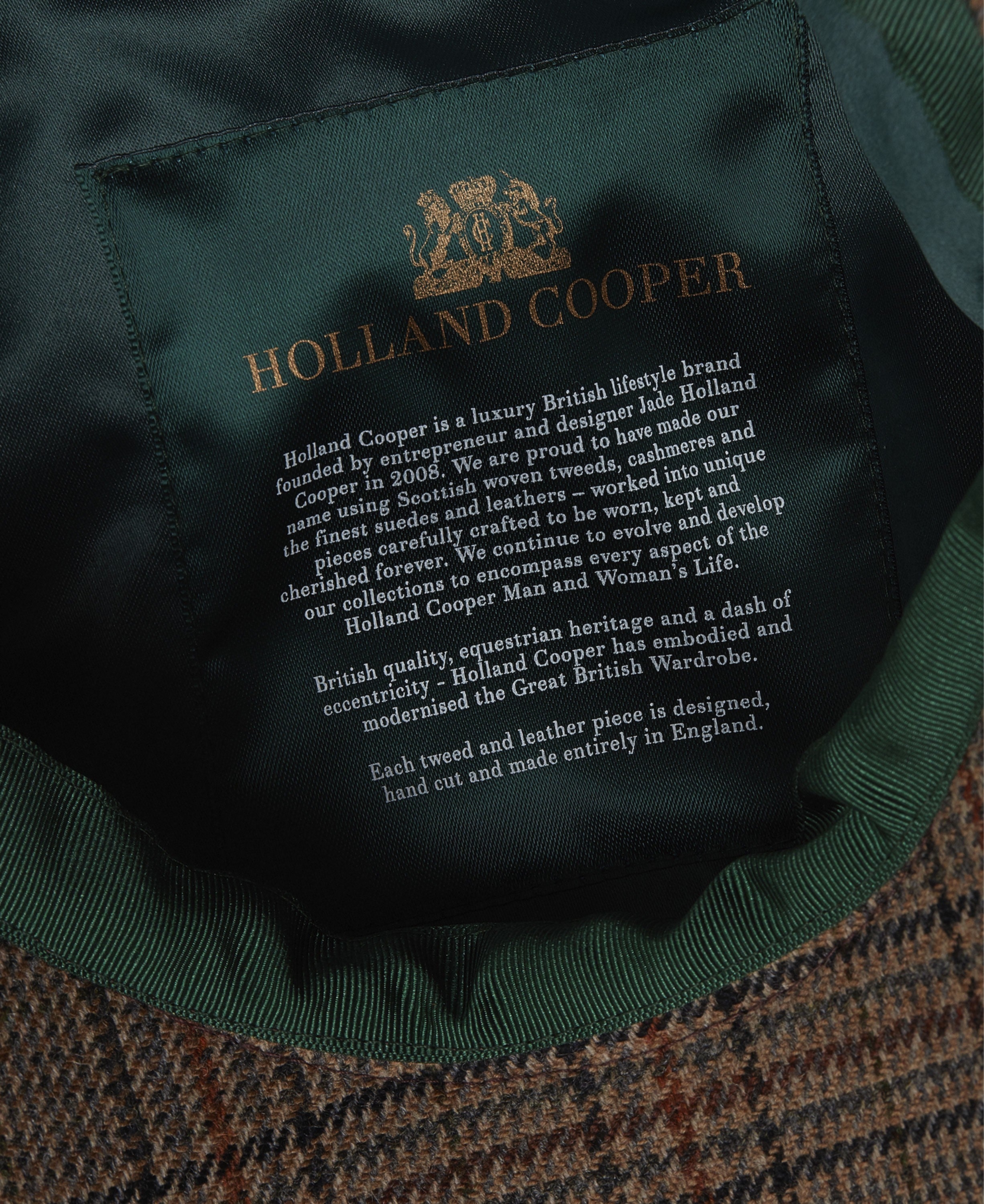 Baker Boy Tweed Cap - Bourbon Tweed
