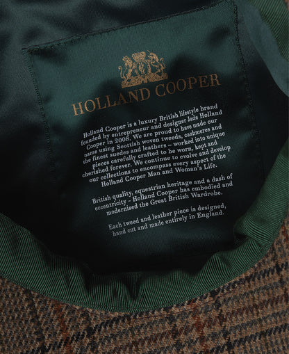 Baker Boy Tweed Cap - Bourbon Tweed