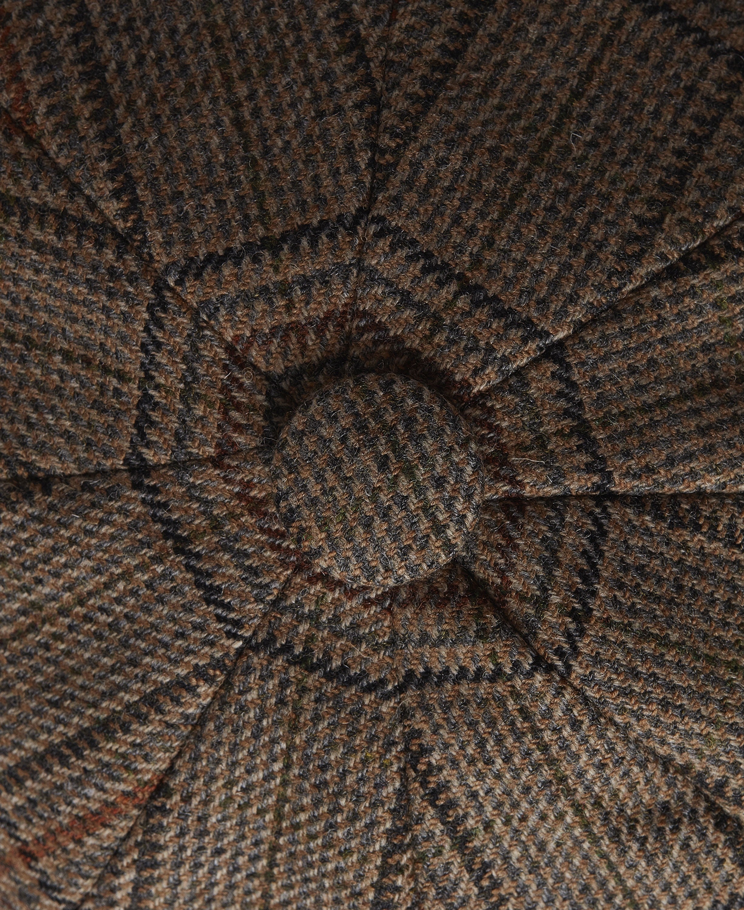 Baker Boy Tweed Cap - Bourbon Tweed