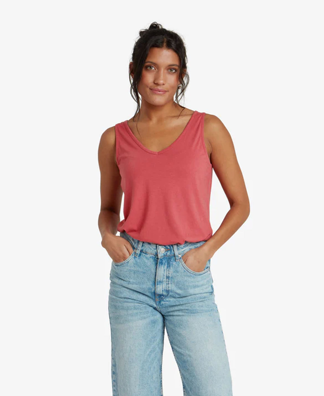 Bali V-Neck Tank Top - Rosie