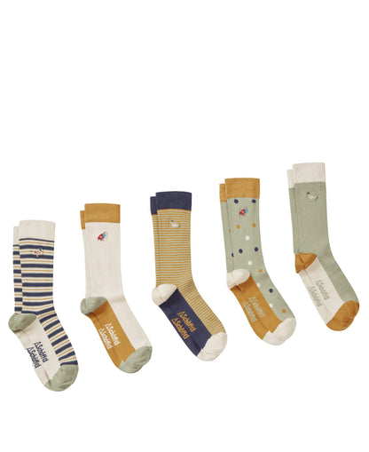 Bamboo Sock (Box Of 5) - Game Birds