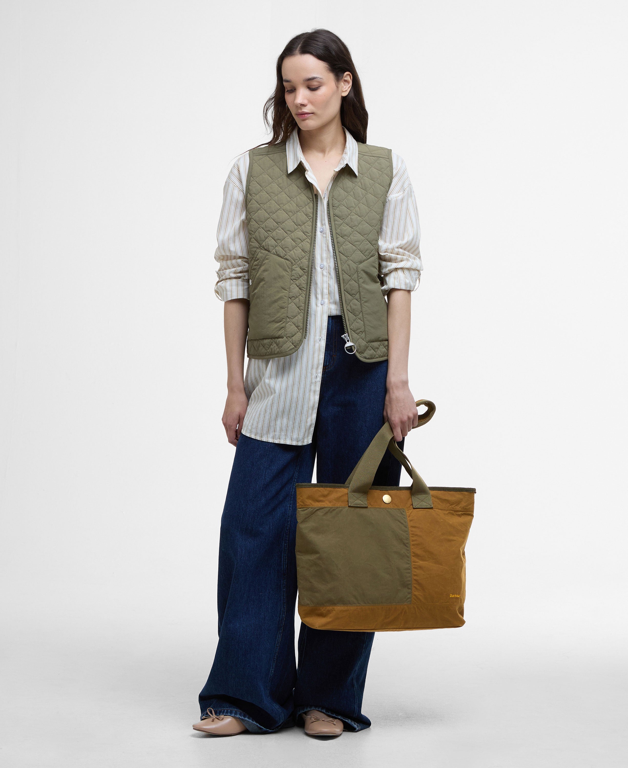 Mya Tote Bag - Dusky Green