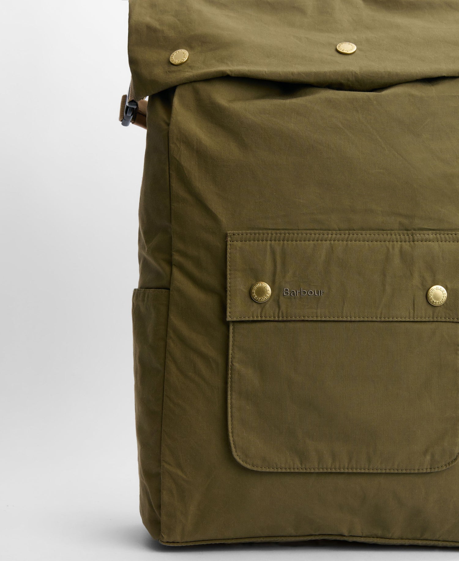 Transport Foldover Backpack Bag - Dusky Green