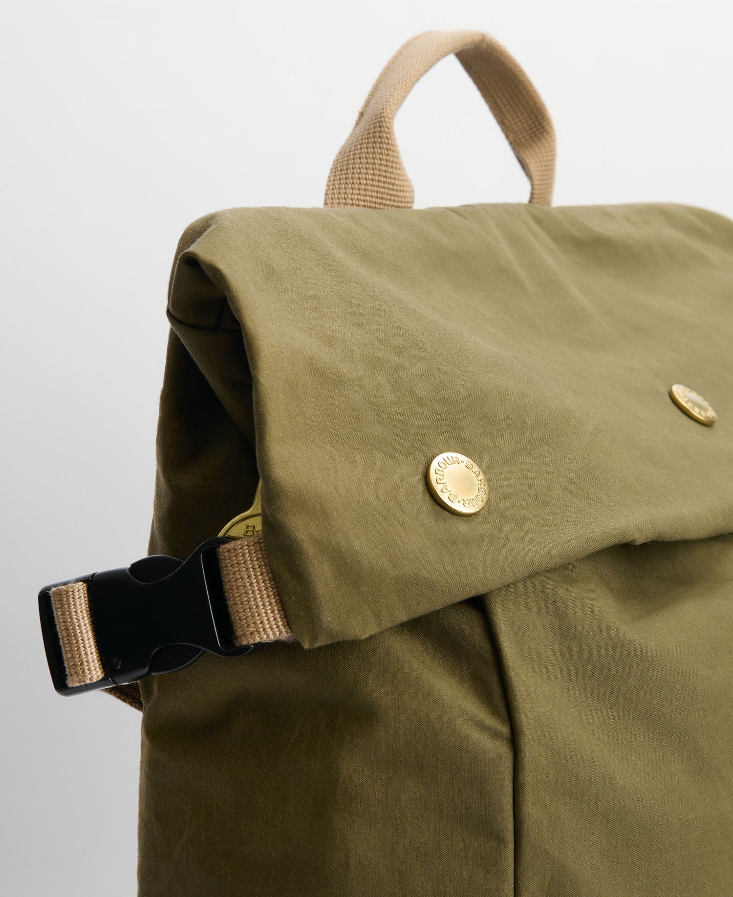 Transport Foldover Backpack Bag - Dusky Green