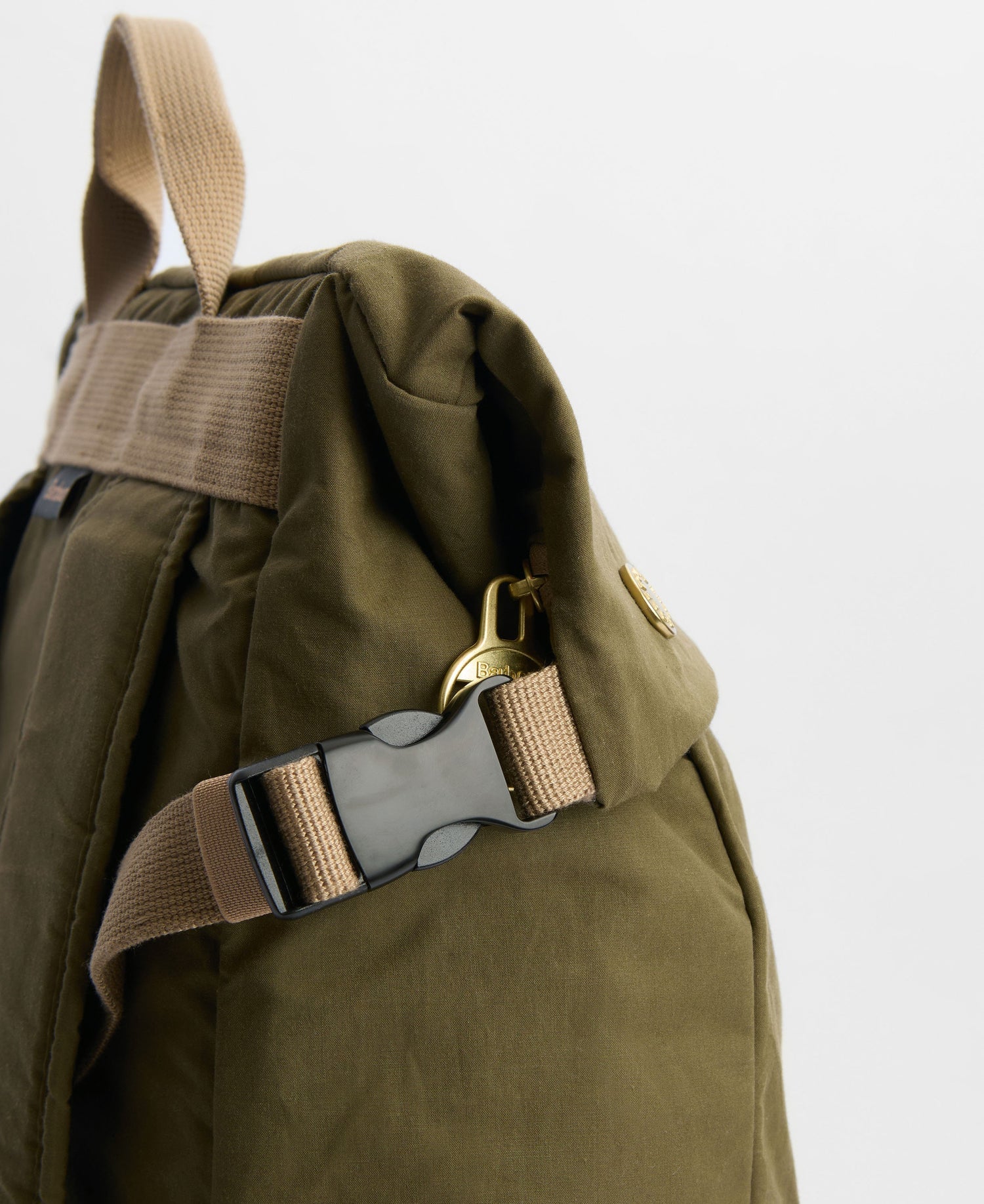 Transport Foldover Backpack Bag - Dusky Green