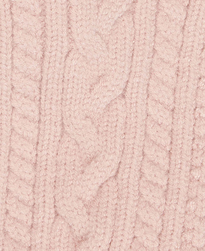 Alnwick Knitted Gloves - Rose Pink