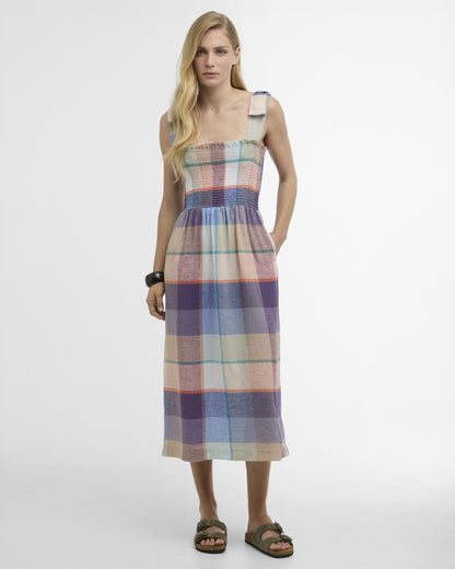 Amelie Midi Dress - Multi Check