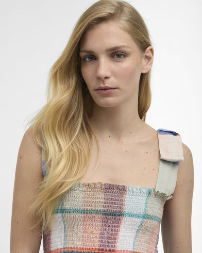 Amelie Midi Dress - Multi Check