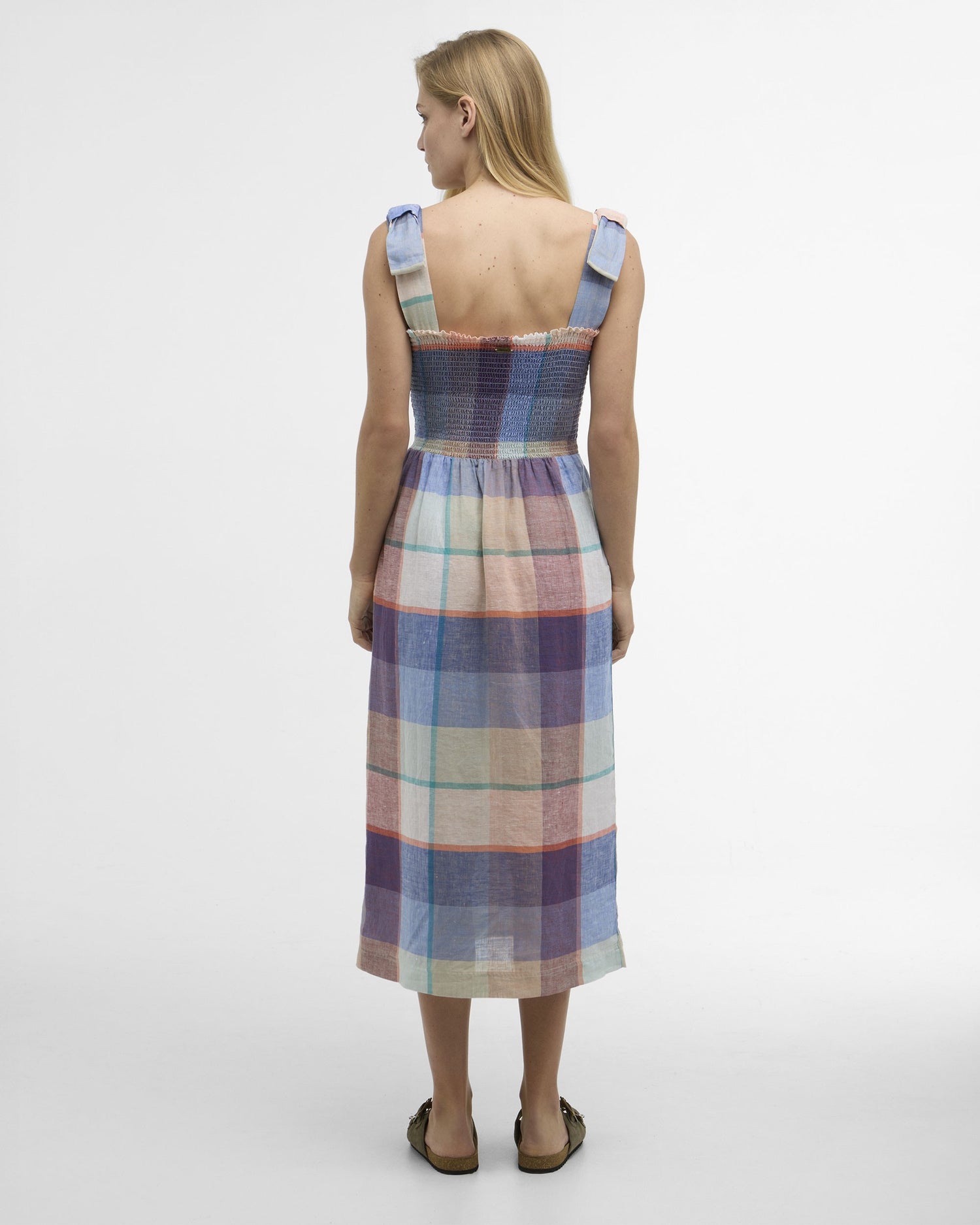 Amelie Midi Dress - Multi Check