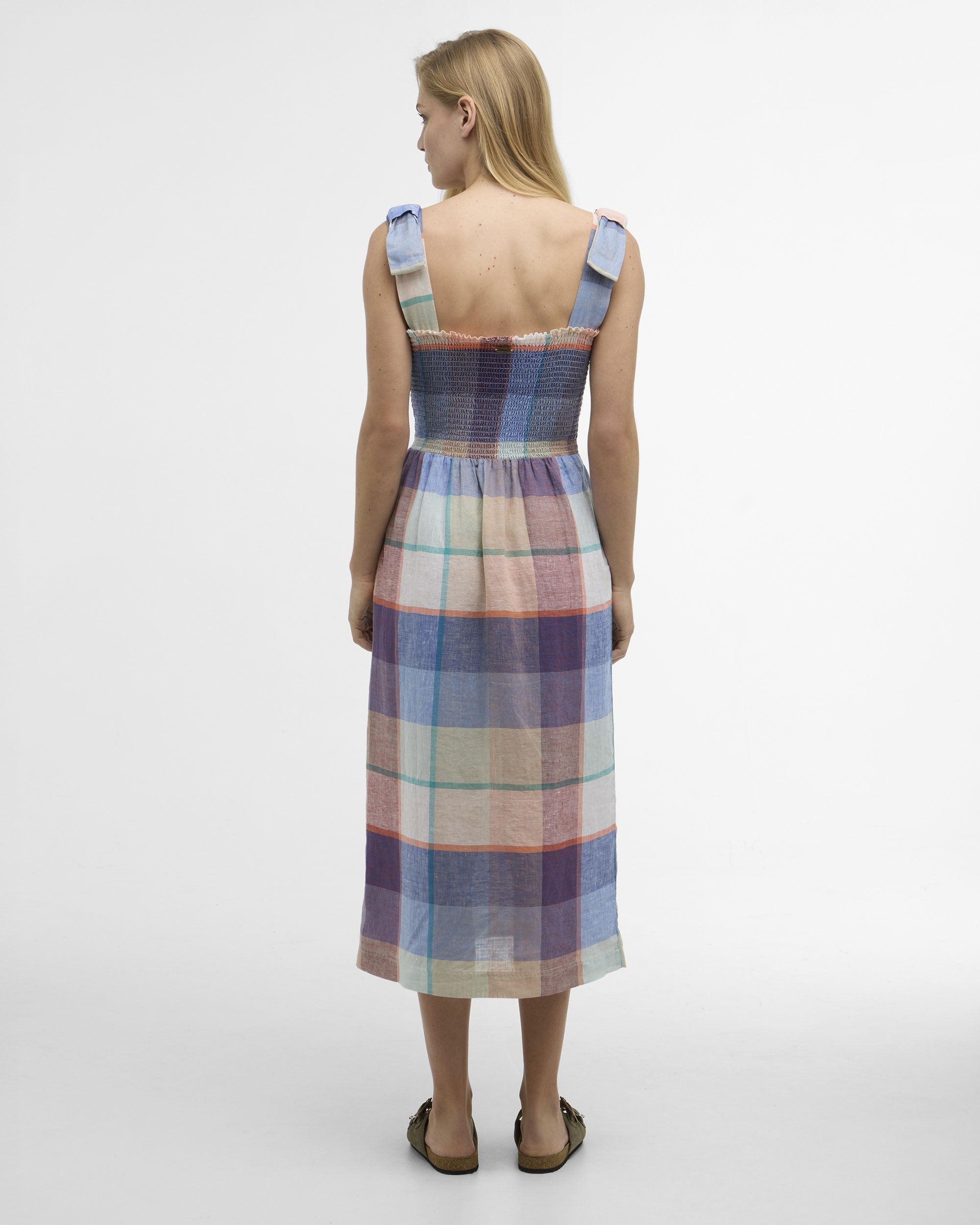 Amelie Midi Dress - Multi Check