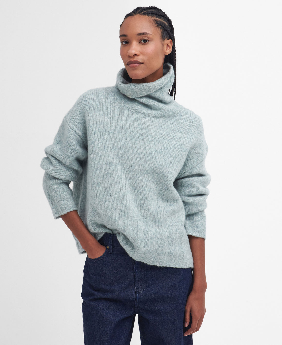 Anita Knitted Jumper - Soft Mint