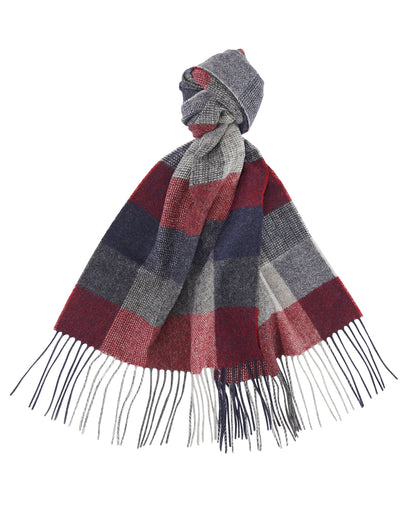 Bank Wool Scarf - Blue Granite