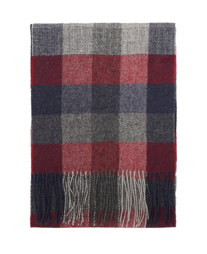 Bank Wool Scarf - Blue Granite