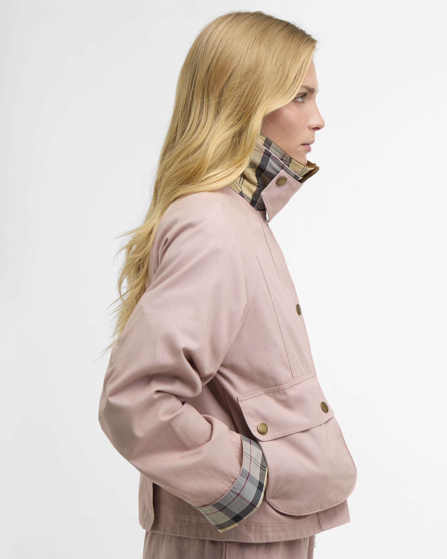 Cropped Beadnell Casual Jacket - Gardenia/Dress/Beige