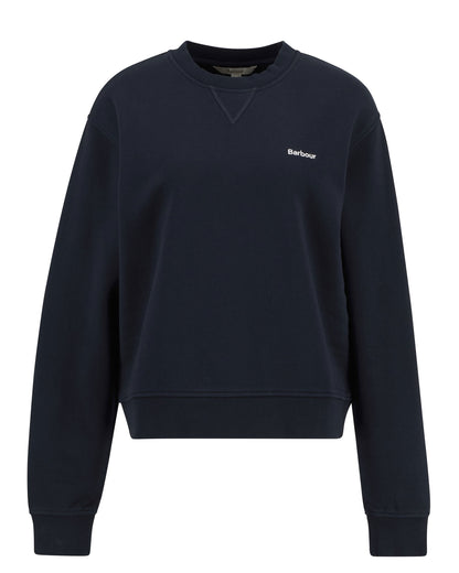 Bede Oversized Crew Sweatshirt - Navy