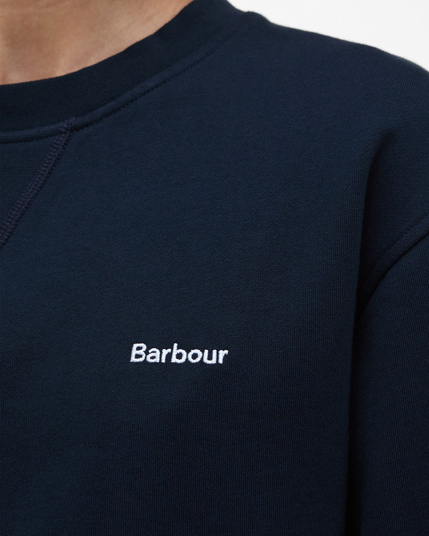 Bede Oversized Crew Sweatshirt - Navy
