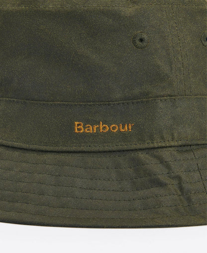 Belsay Wax Bucket Hat - Archive Olive